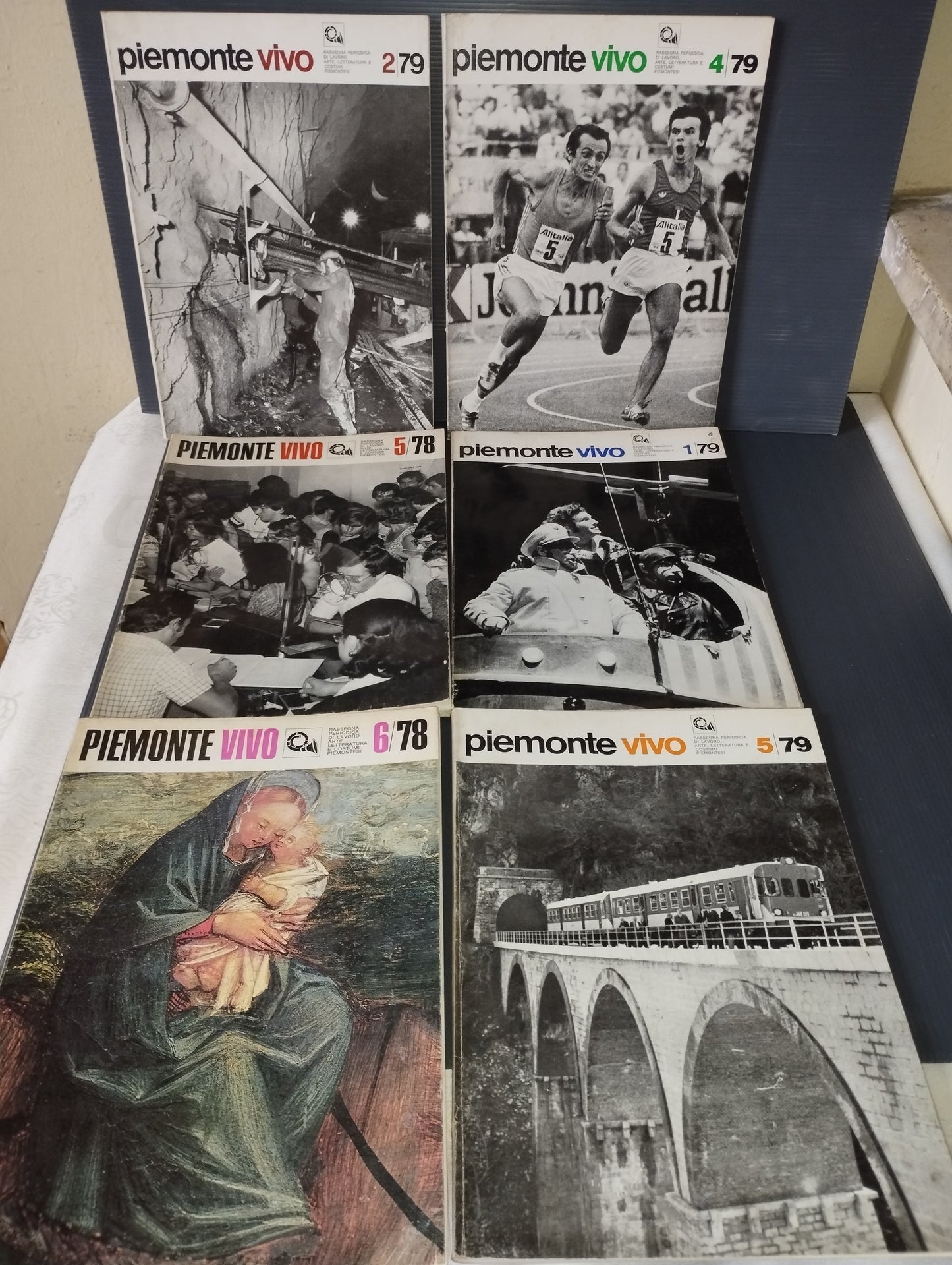 Piemonte Vivo Lot 6 Magazines
 70's