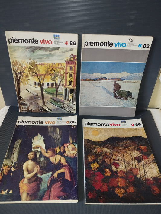 Piemonte Vivo Lotto 4 Riviste
Anni 80