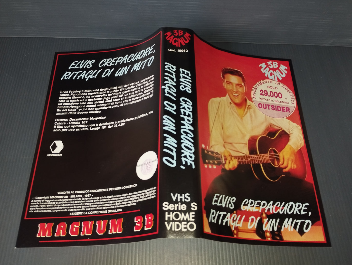 VHS "Elvis Crepacuore.Ritagli Di Un Mito"