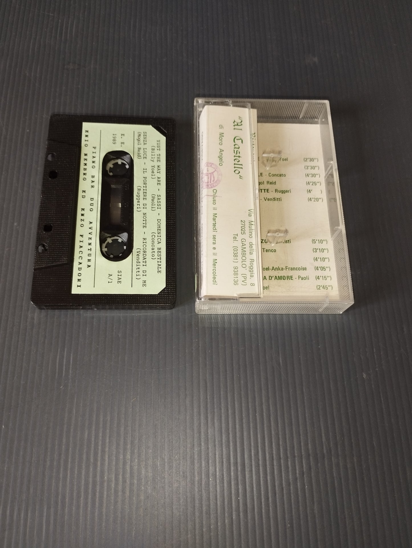 Piano Bar Duo Avventura" Nembro/Fiaccadori Musicassette
 Published in 1989