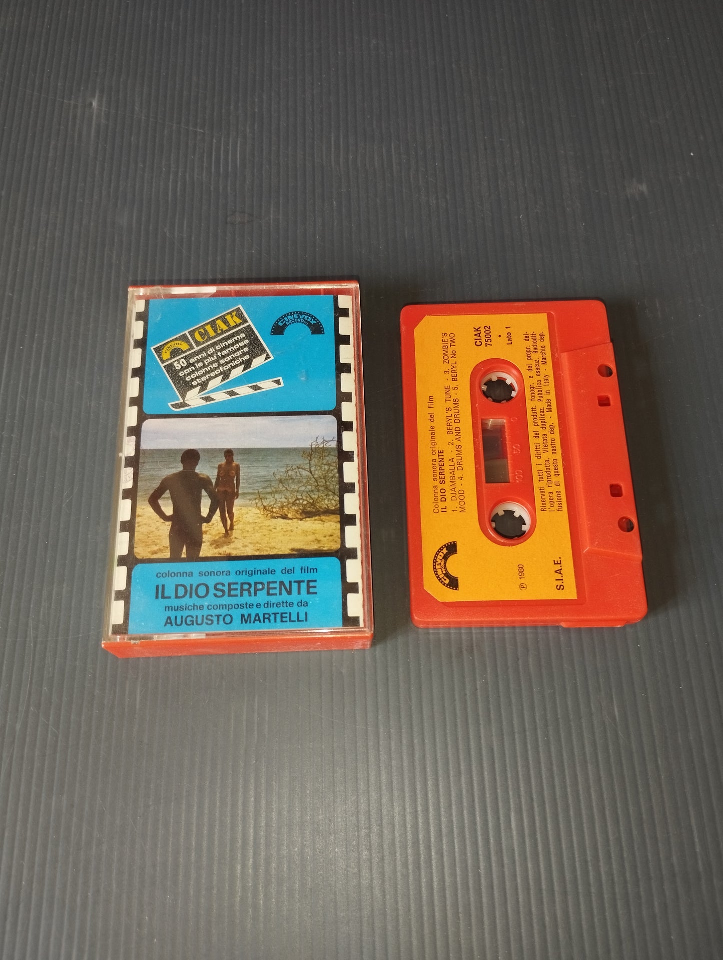 The Serpent God" Augusto Martelli Music Cassette
 Published in 1980 by Cinevox Cod.