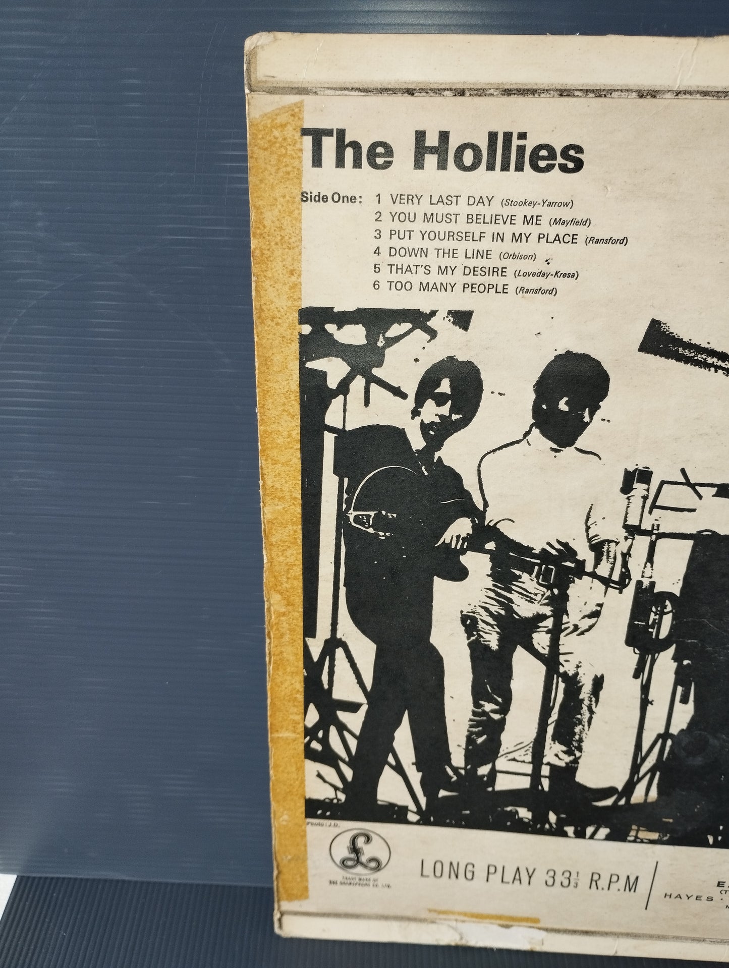 Hollies" Omonimo Lp 33 Giri
Edito nel 1965 da Parlophone Cod.PMC 1261