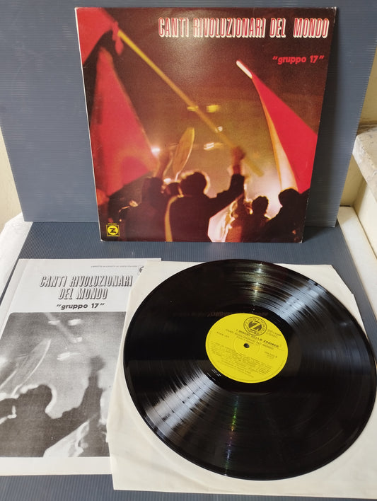 Revolutionary Songs of the World" Group 17 LP 33 rpm
 Published in 1977 I Dischi dello Zodiaco