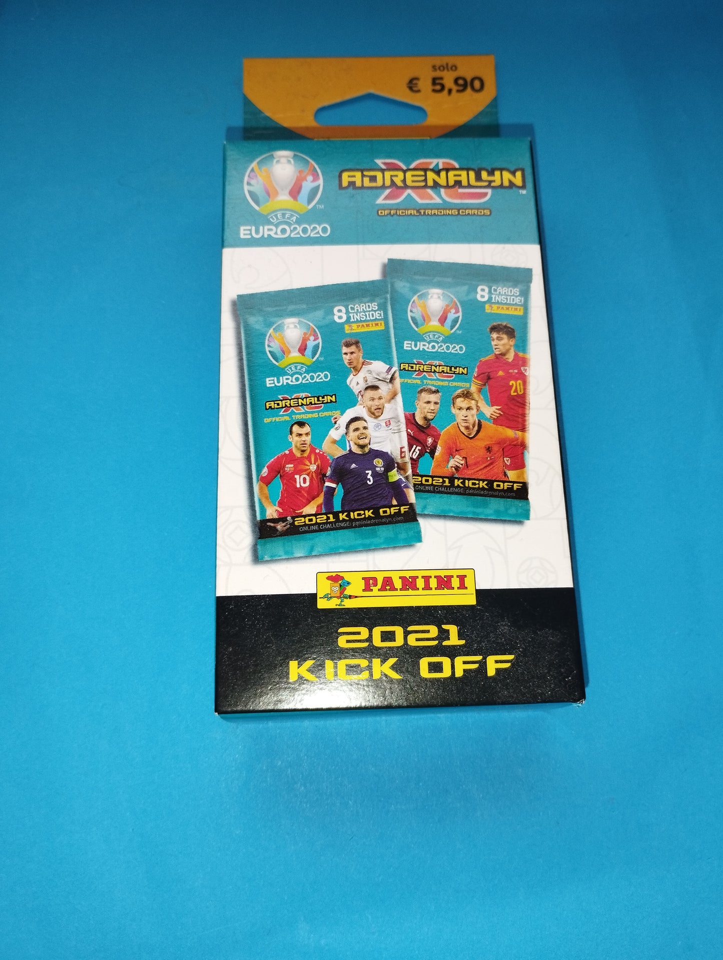 Panini Euro 2020 cofanetto Card Kick Off 2021 Adrenalyn XL