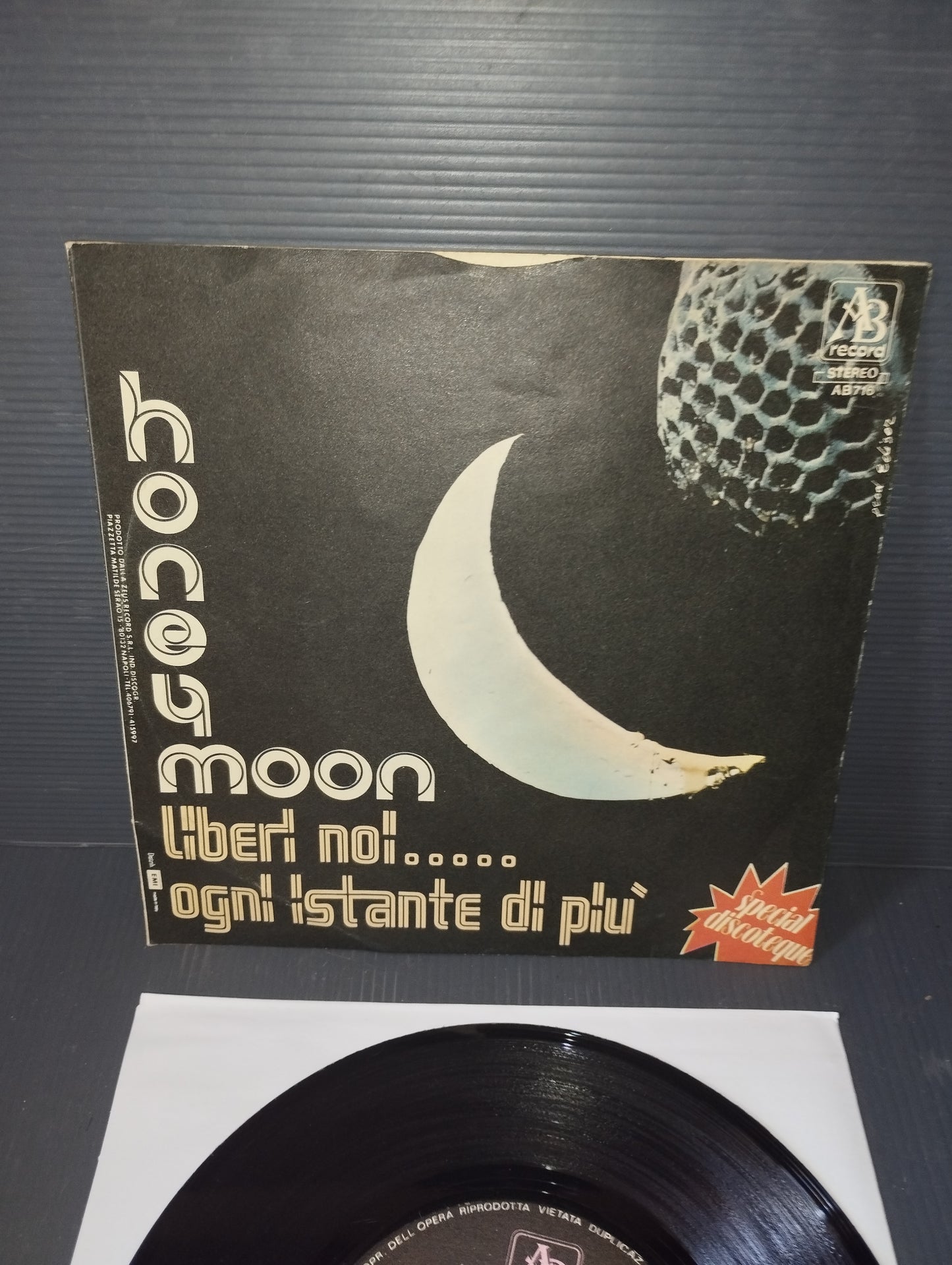 Liberi Noi/Ogni Istante di più" Honeymoon 45 Giri
Edito nel 1978 da AB Record Cod.AB716