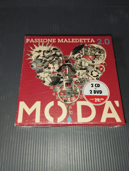 "Passione Maledetta" Modà
Cofanetto 2CD + 2 DVD
Edito nel 2016 da Ultrasuoni
Sigillato