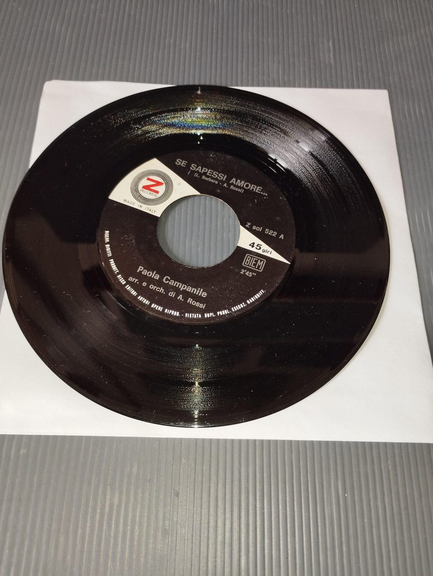 If You Knew Love/Your.." Paola Campanile 45 rpm
 Vinyl only