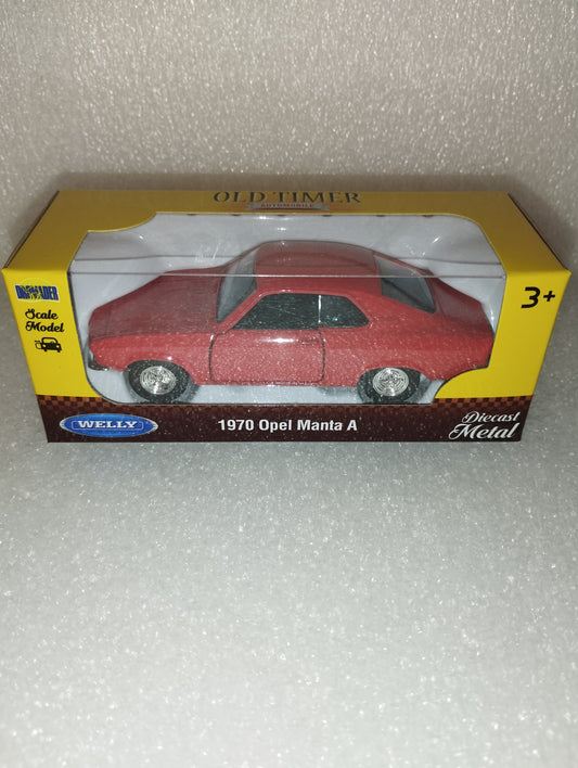 1970 Opel Manta model

 Produced by Welly

 Scale 1:36