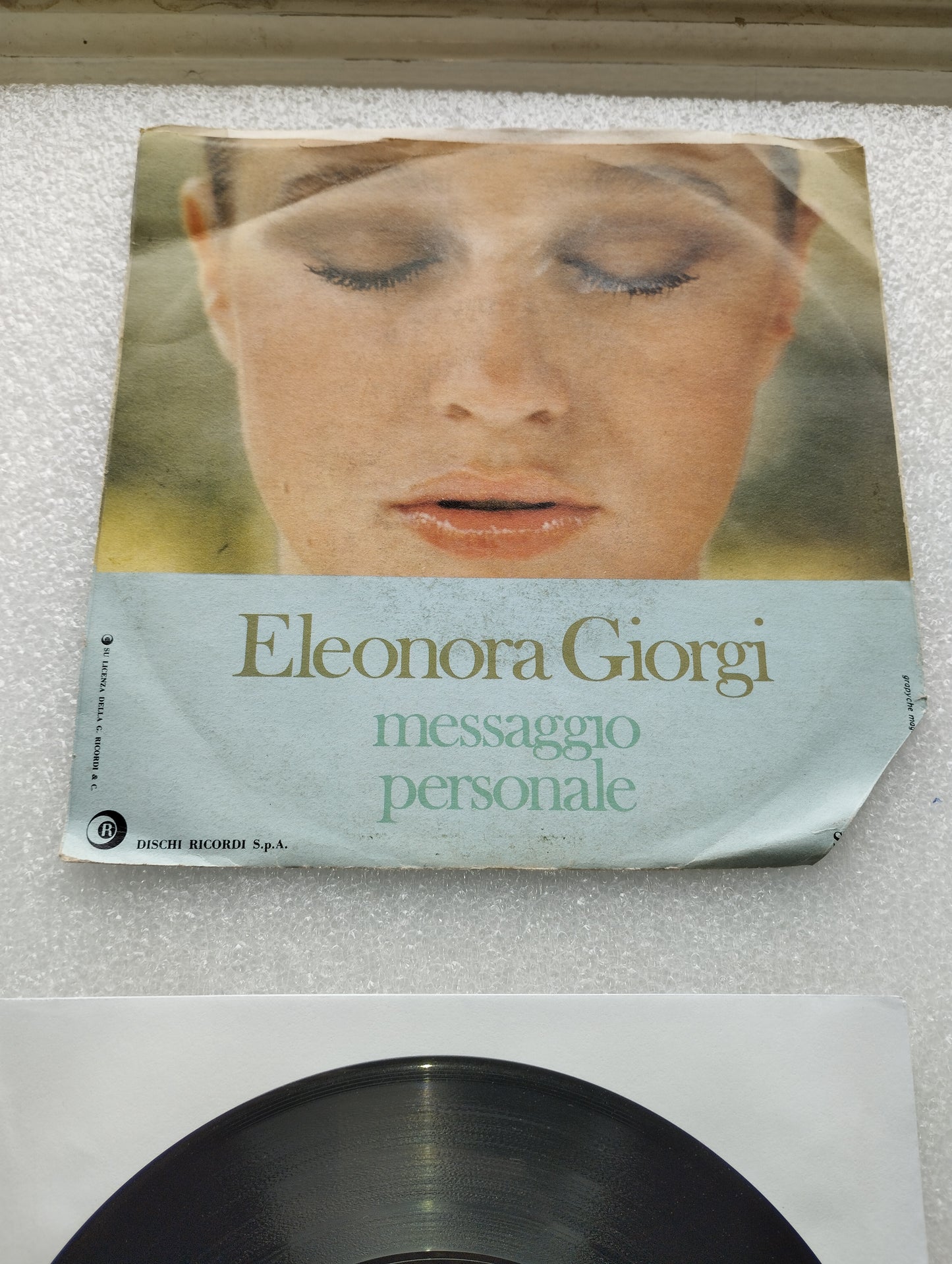 Quale Appuntamento/Messaggio Personale" Eleonora Giorgi 45 Giri Edito nel 1981 da Dischi Ricordi Cod.SRL 10945