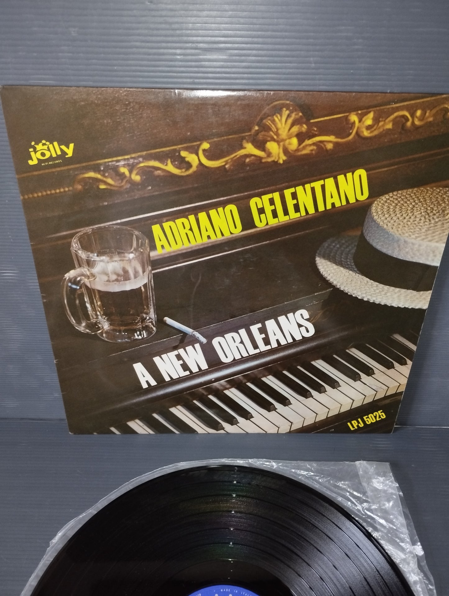 In New Orleans" Adriano Celentano LP 33 rpm
 Published in 1963 by Jolly Cod.LPJ 5025