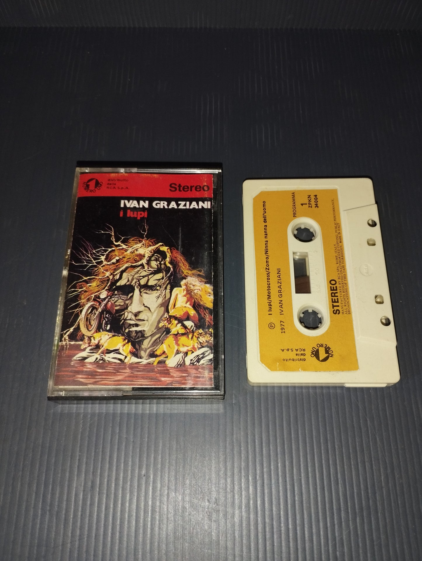 The Wolves Ivan Graziani Musicassette