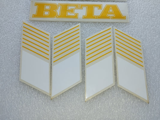 Original Beta motorcycle sticker set