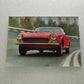 Fiat 124 Spider Sport
 Vintage advertising postcard