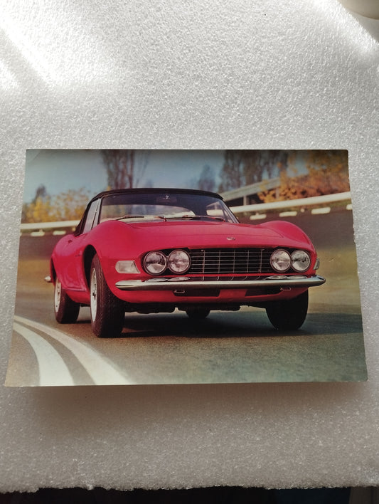 Fiat Dino Spider
 Vintage advertising postcard