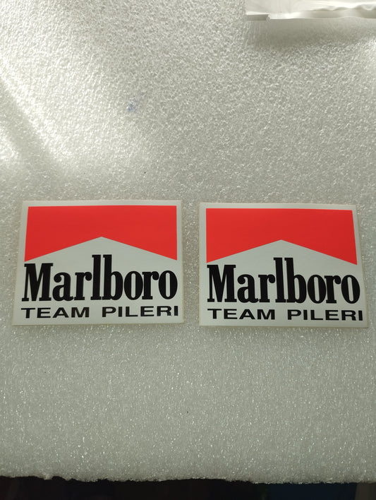 2 Marlboro Team Pileri stickers

 For Motorcycles

 Originals