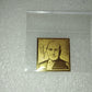 Adriano Galliani stamp in golden metal