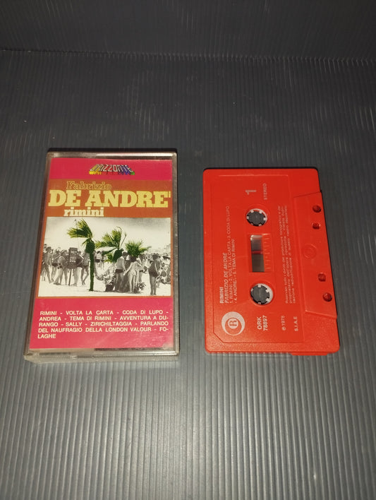 Rimini Fabrizio De André cassette