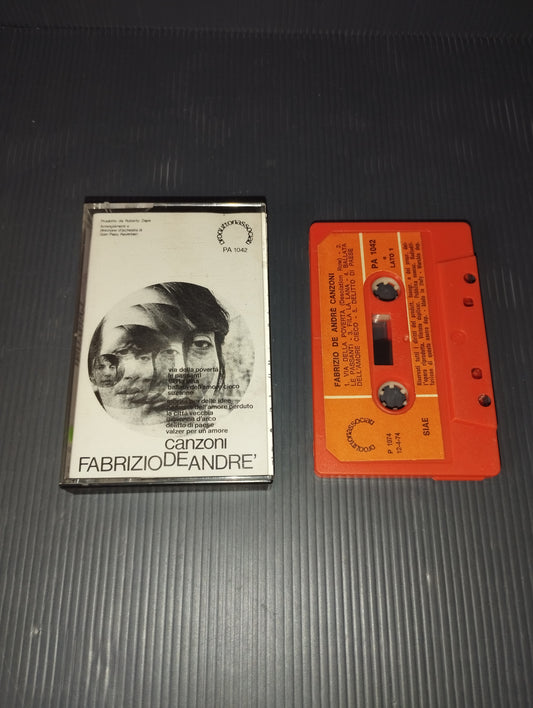 Songs Fabrizio De André cassette