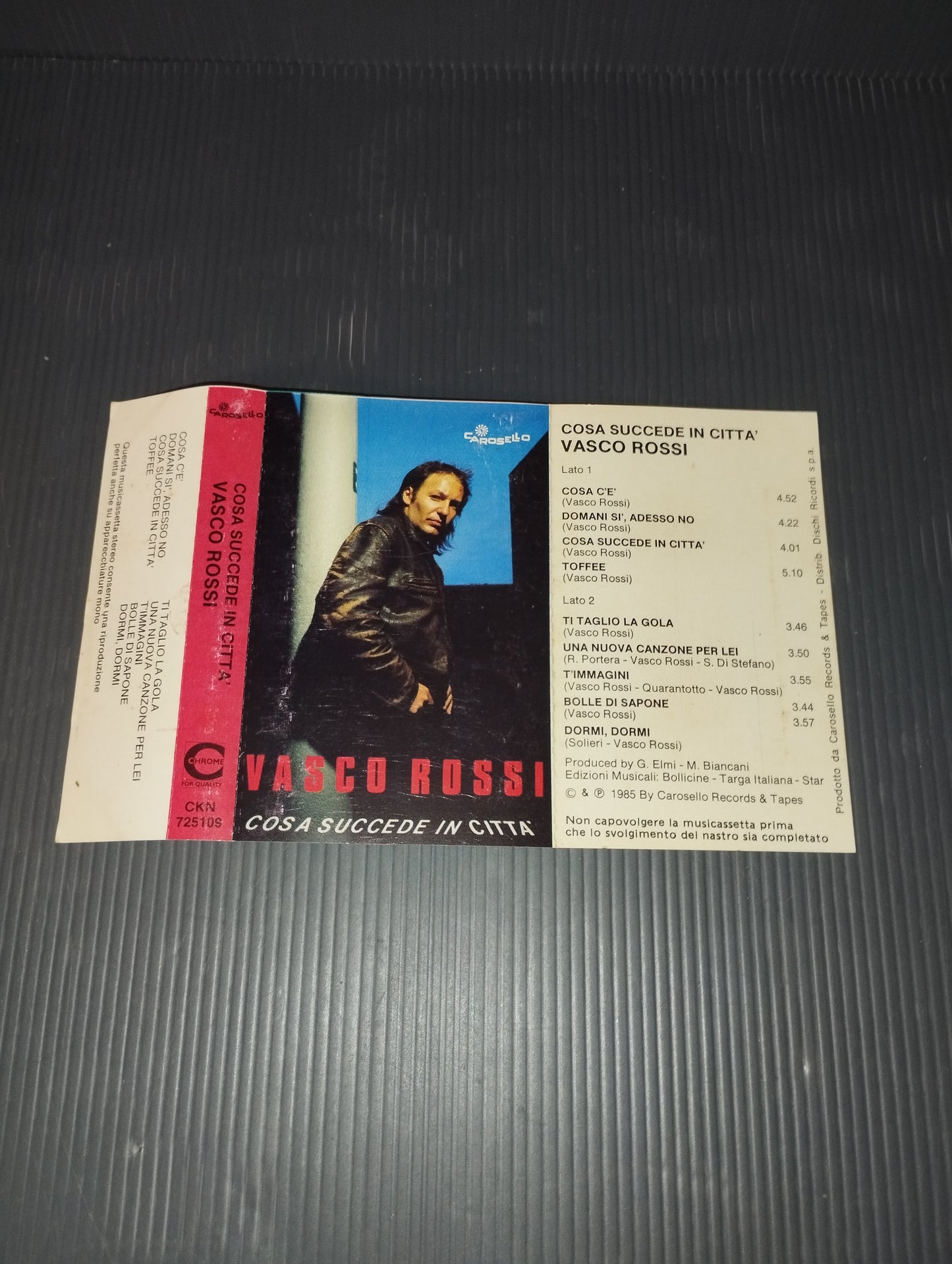 What Happens in the City Vasco Rossi cassette