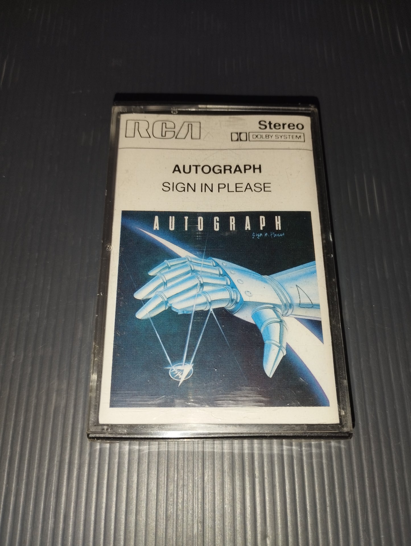 Sign in please Autograph cassette