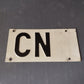 CN Wedge Metal Plate