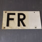 FR Frosinone metal plate