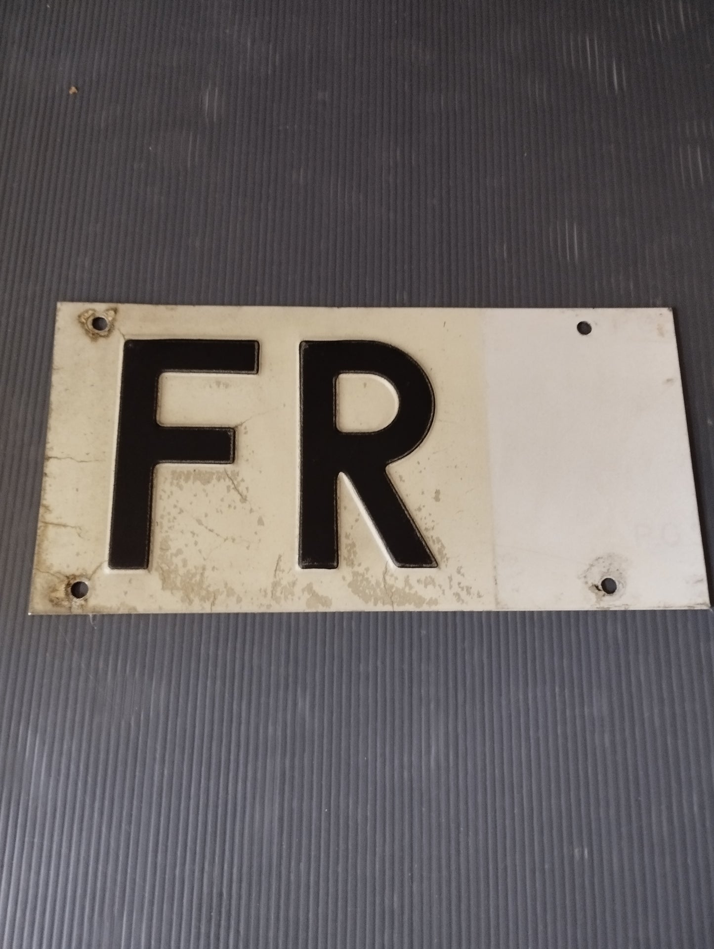 FR Frosinone metal plate