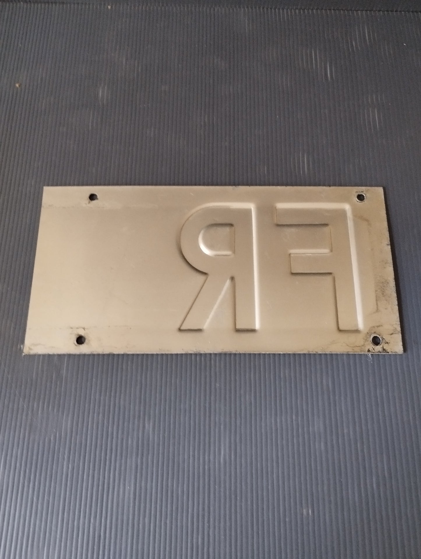 FR Frosinone metal plate