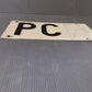 PC Piacenza metal plate