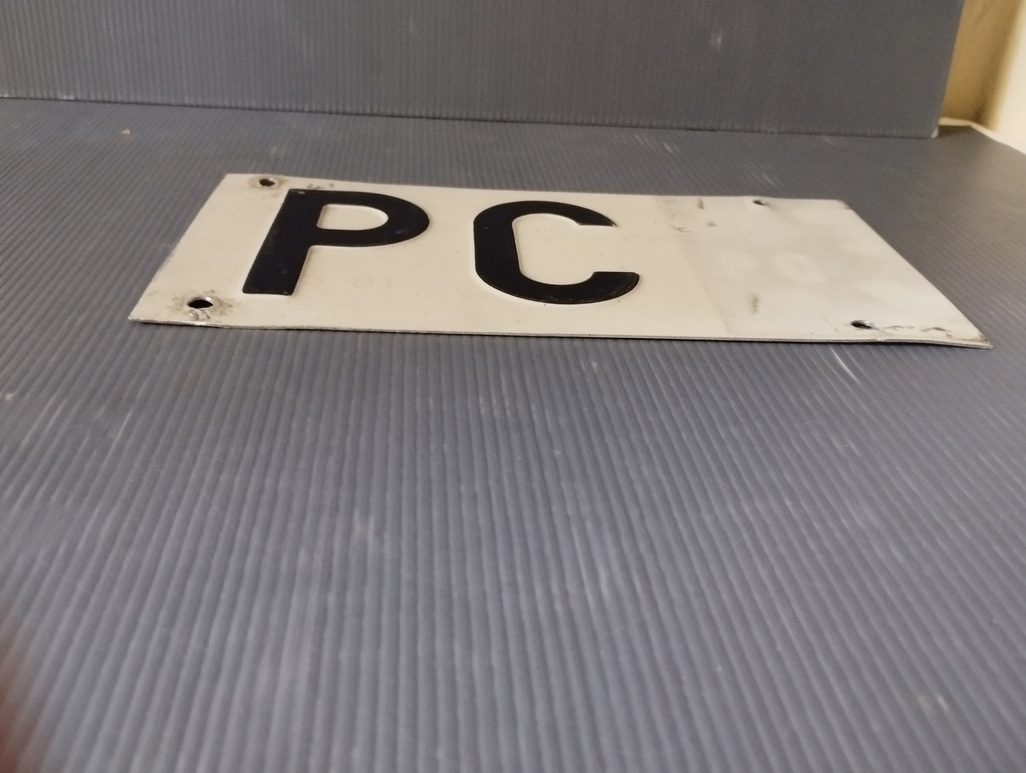 PC Piacenza metal plate