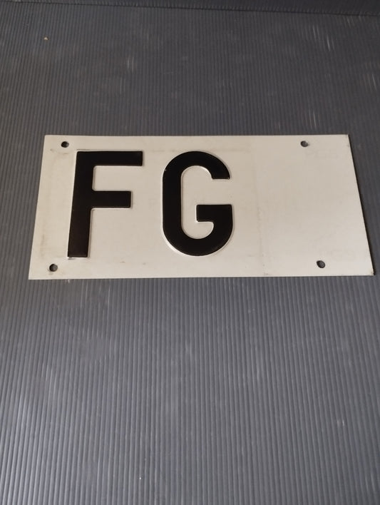 FG Foggia metal plate