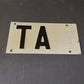 TA Taranto metal plate