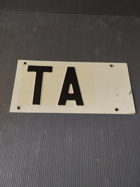 TA Taranto metal plate