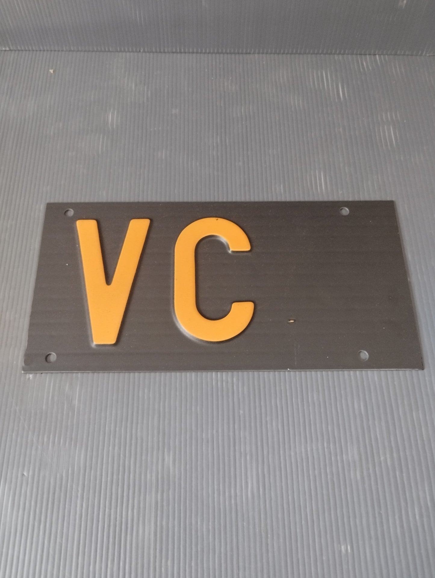 VC Vercelli plastic plate