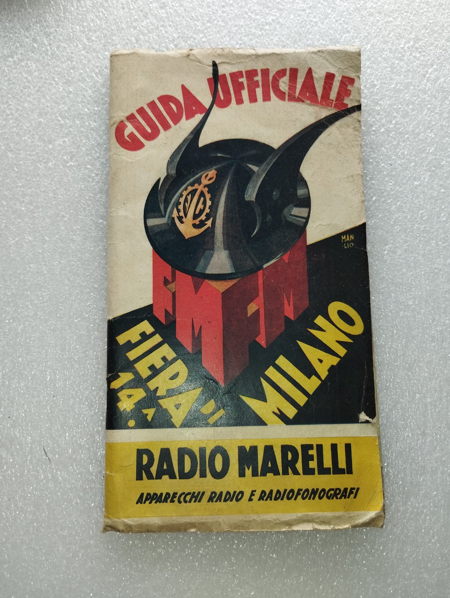 Official Guide 14th Milan Fair 1933 Original