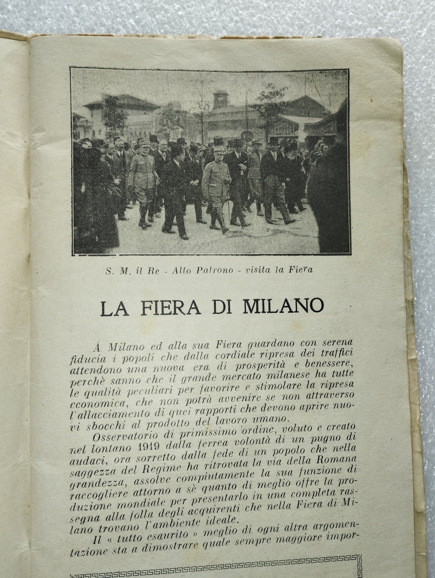 Official Guide 14th Milan Fair 1933 Original