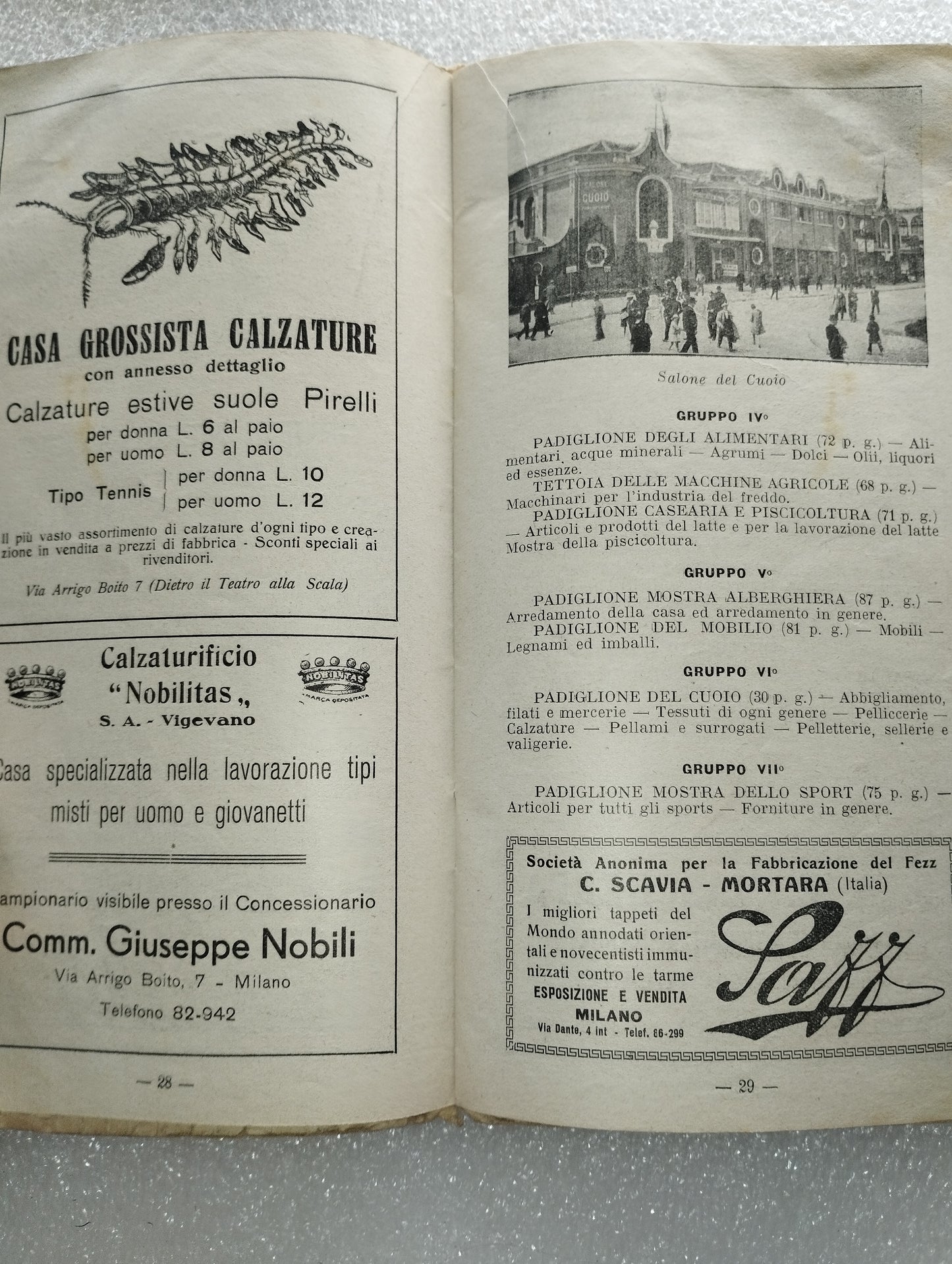 Official Guide 14th Milan Fair 1933 Original