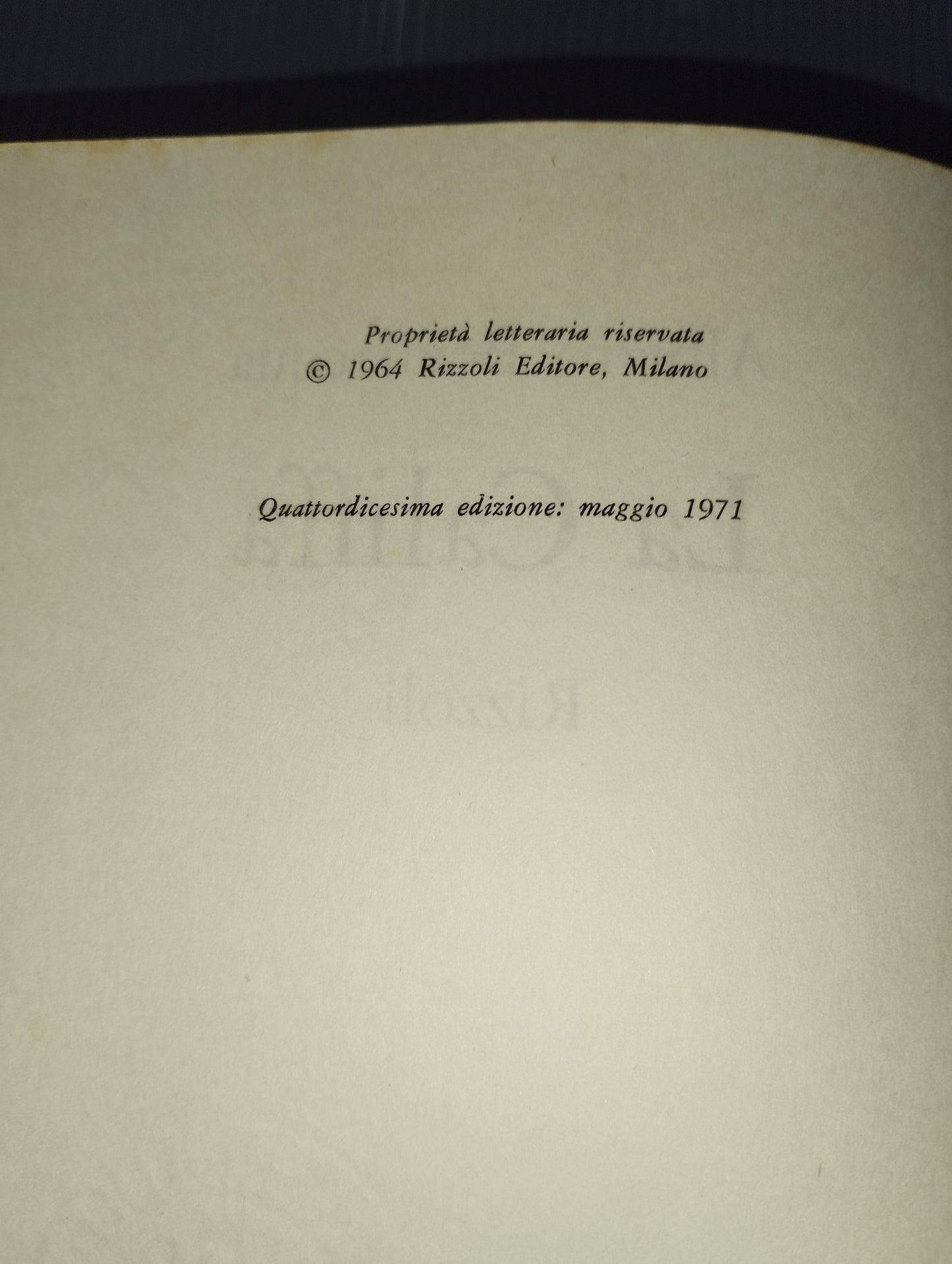 Libro La Califfa Alberto Bevilacqua