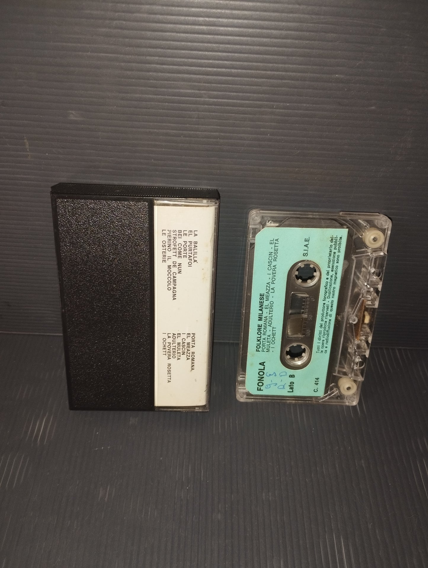 Milanese folklore cassette Fonola