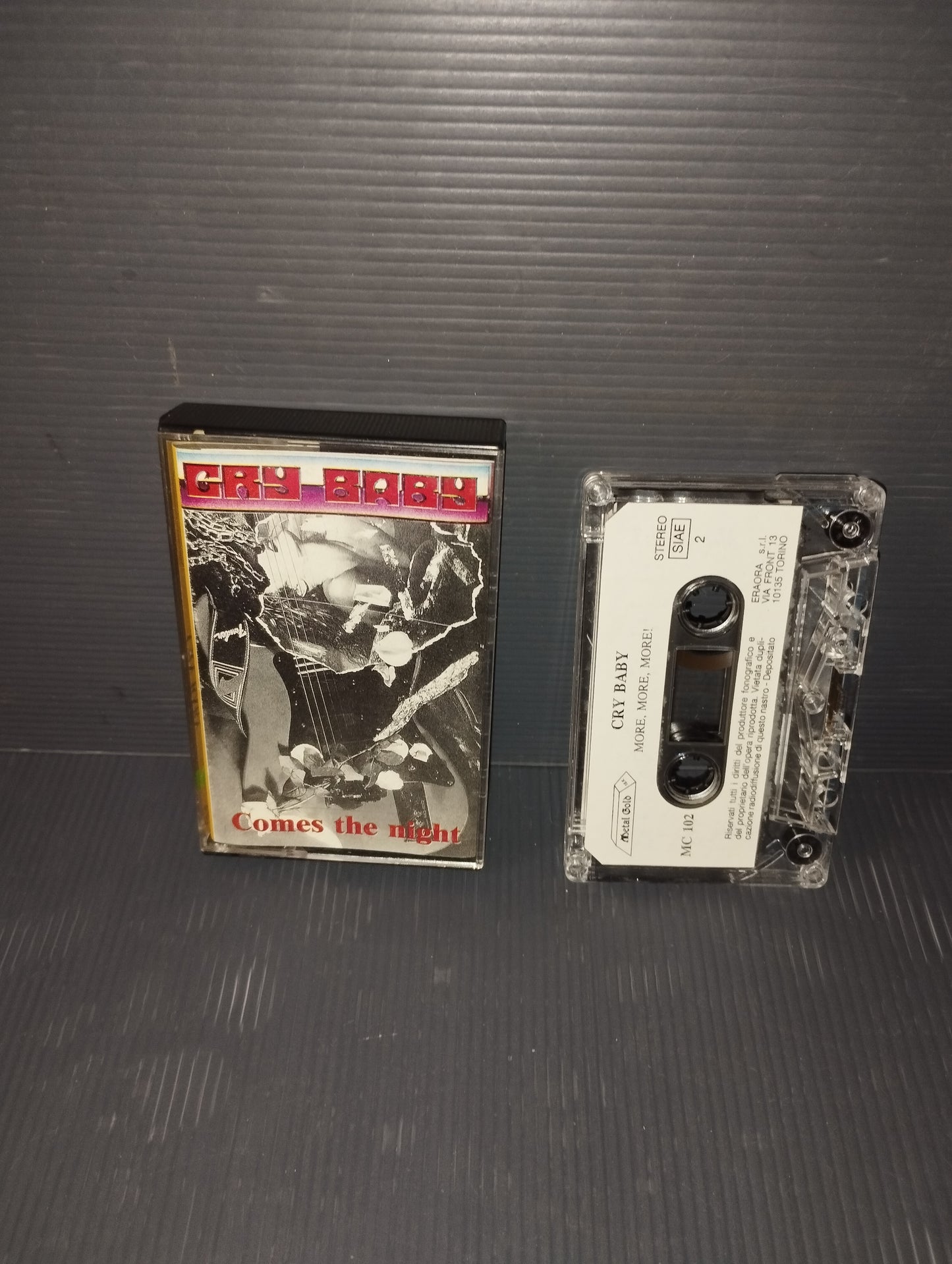 Comes the Night Cry Baby cassette tape