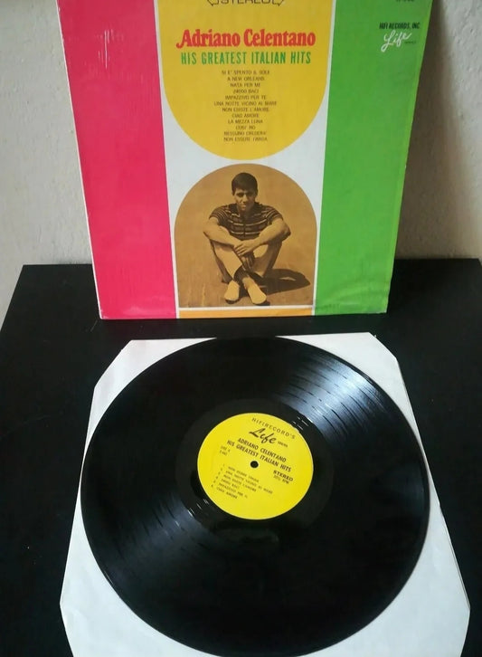 Lp 33 giri "Adriano Celentano His Greatest Italian Hits"