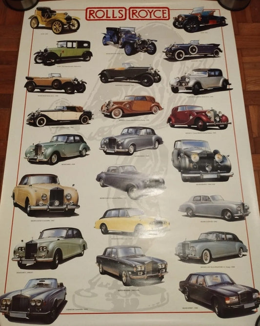 Poster Rolls Royce Nuova Arti Grafiche Ricordi

Anni 90

Dimensioni 99X69 cm