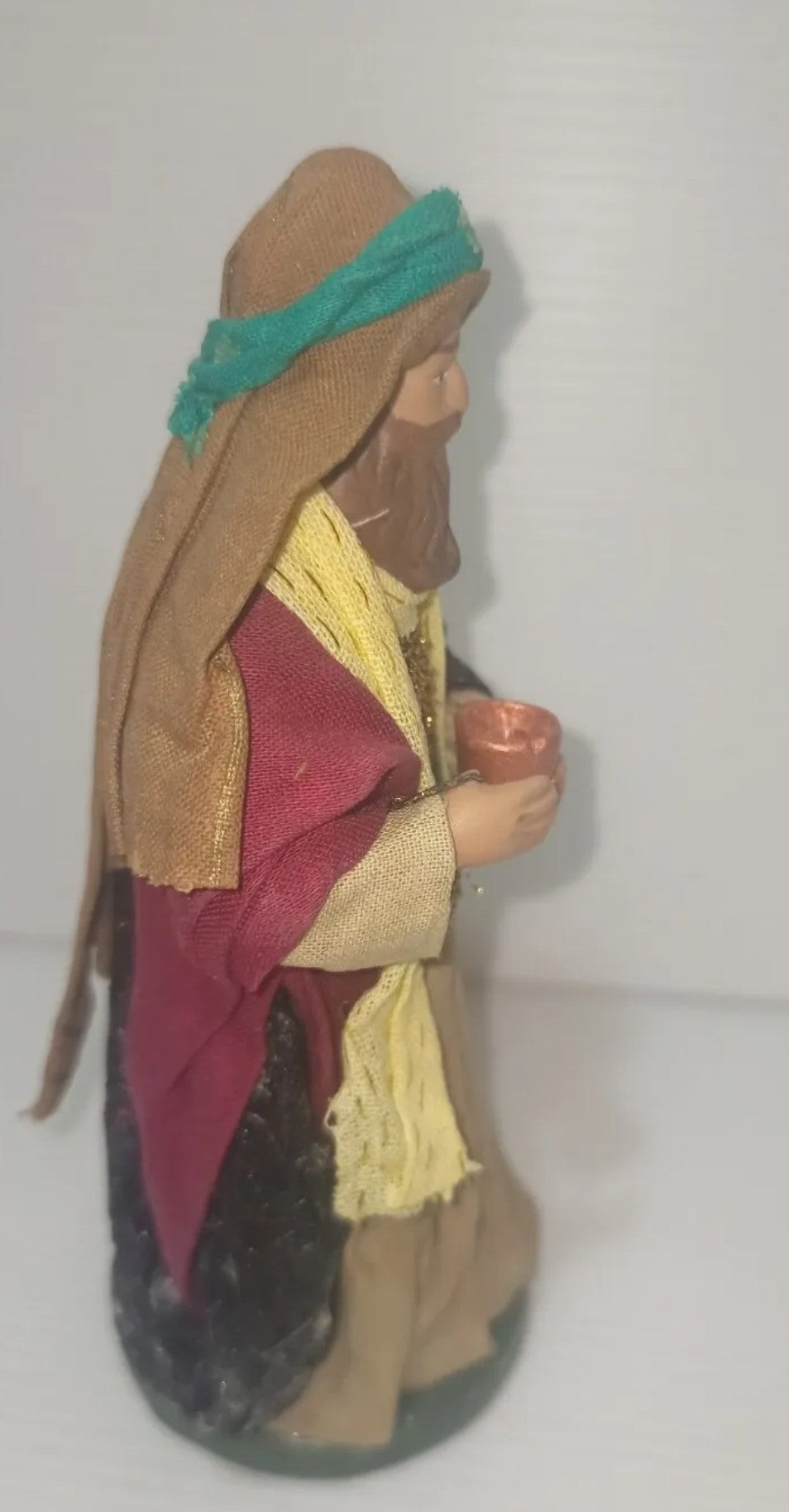 Statuina Re Magio della serie "Il Mondo Del Presepe" De Agostini