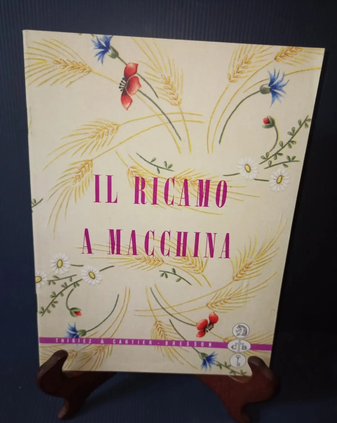 Libro vintage Il Ricamo A Macchina