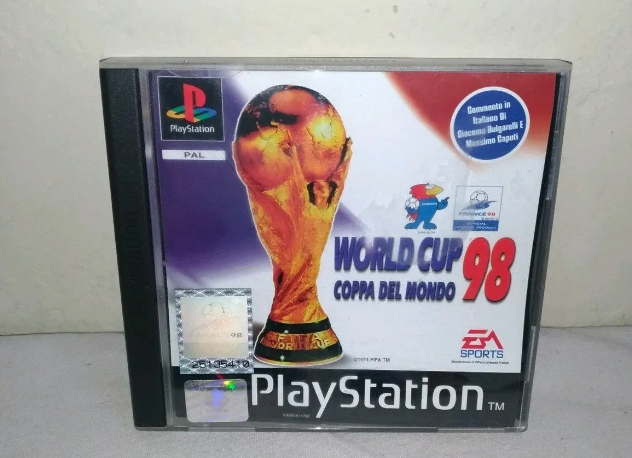 Gioco World Cup 98 Coppa del mondo per PS1, EA Sports LEGGI