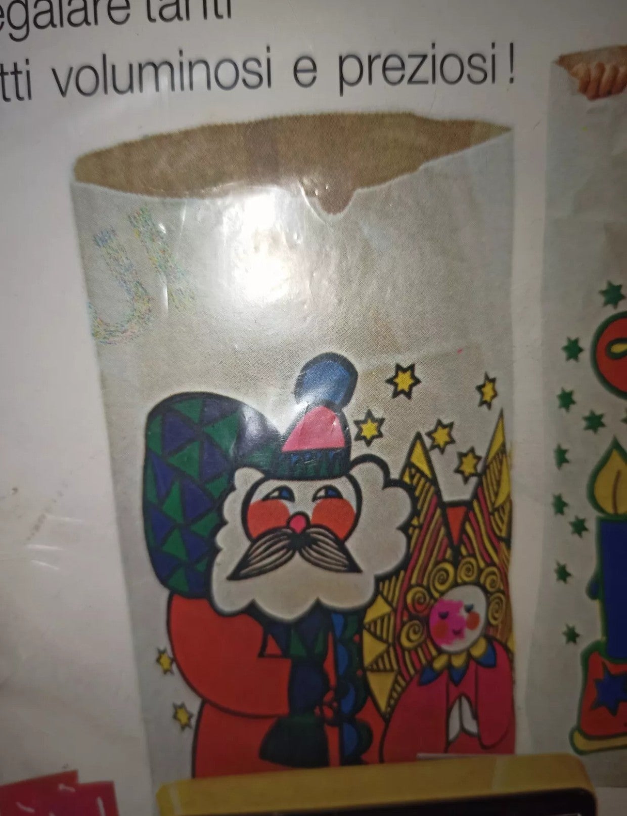 Supersacco di Babbo Natale, originale anni 80