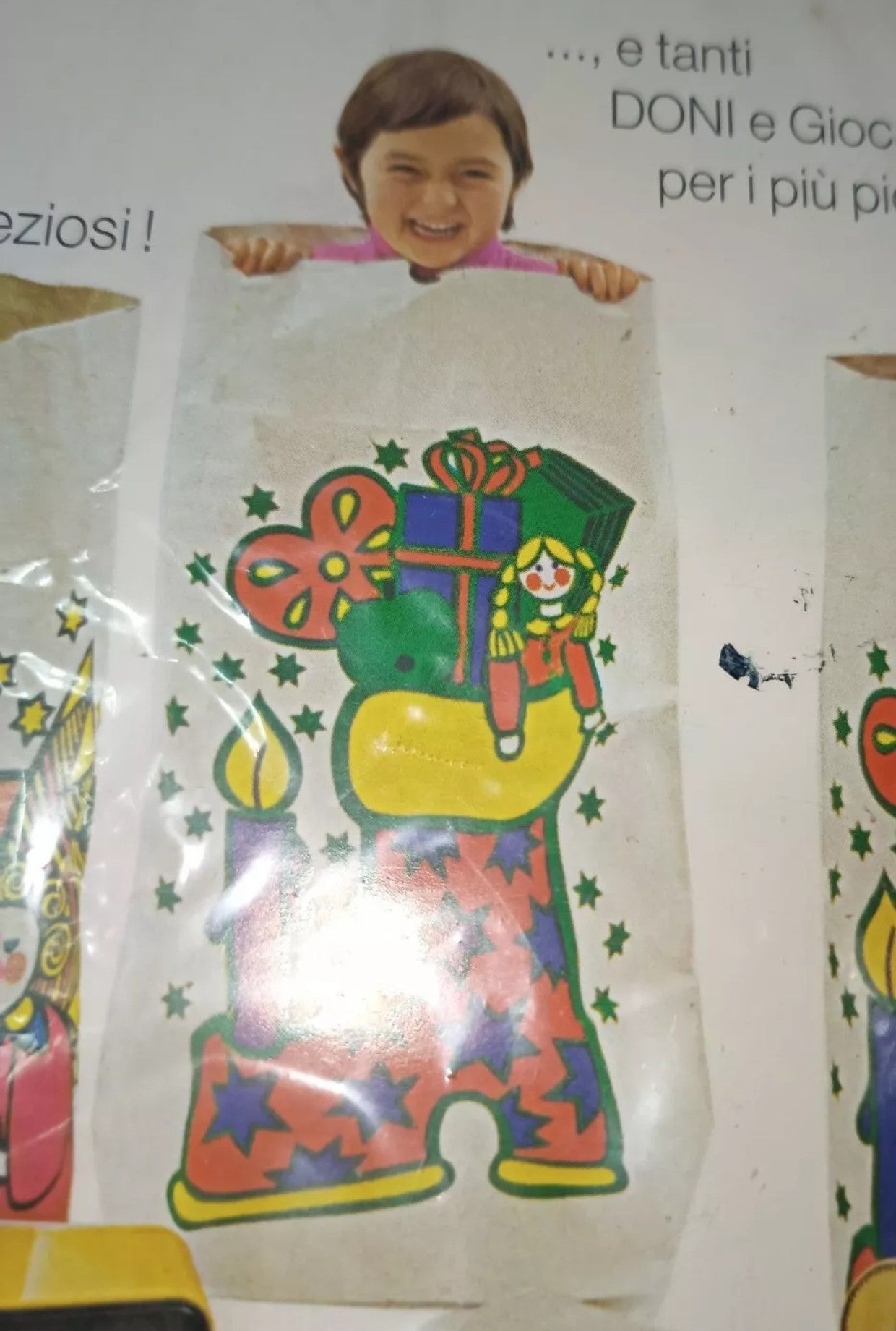 Supersacco di Babbo Natale, originale anni 80