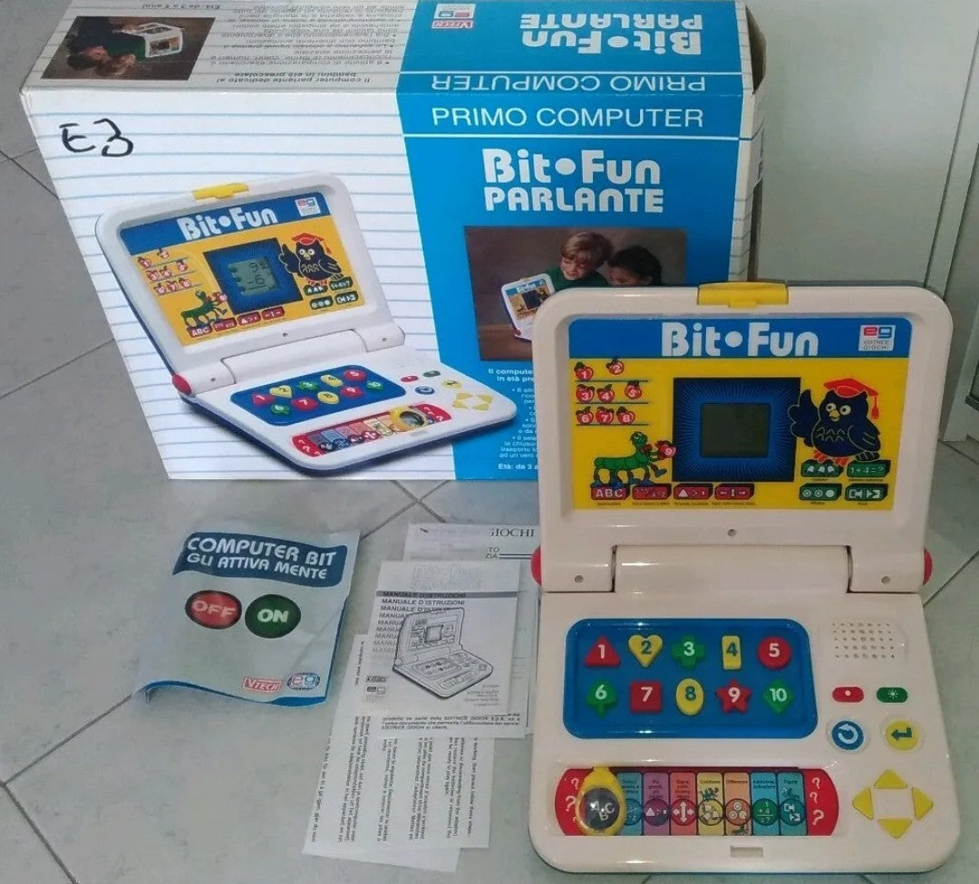 Primo Computer Bit Fun Parlante della EG, originale anni 90