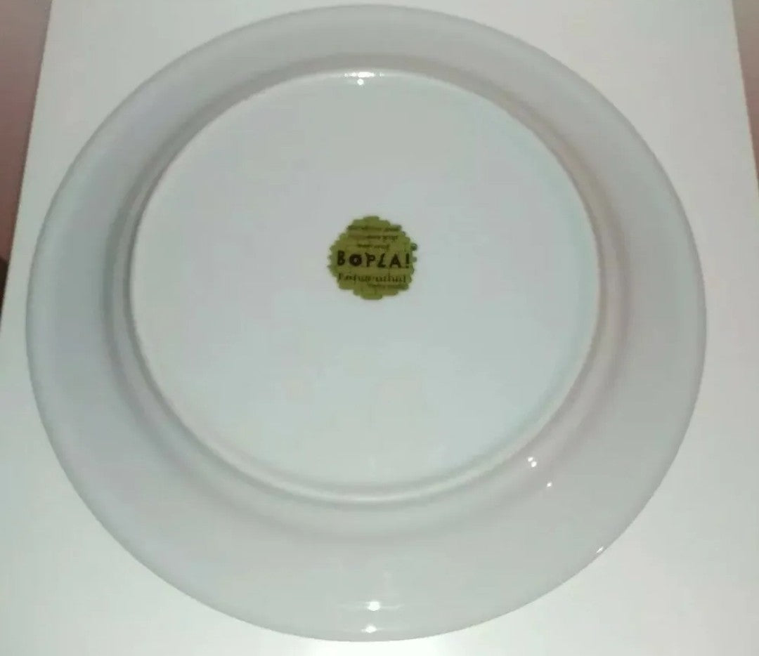 Bopla plate Flipper series in porcelain, original from the 90s