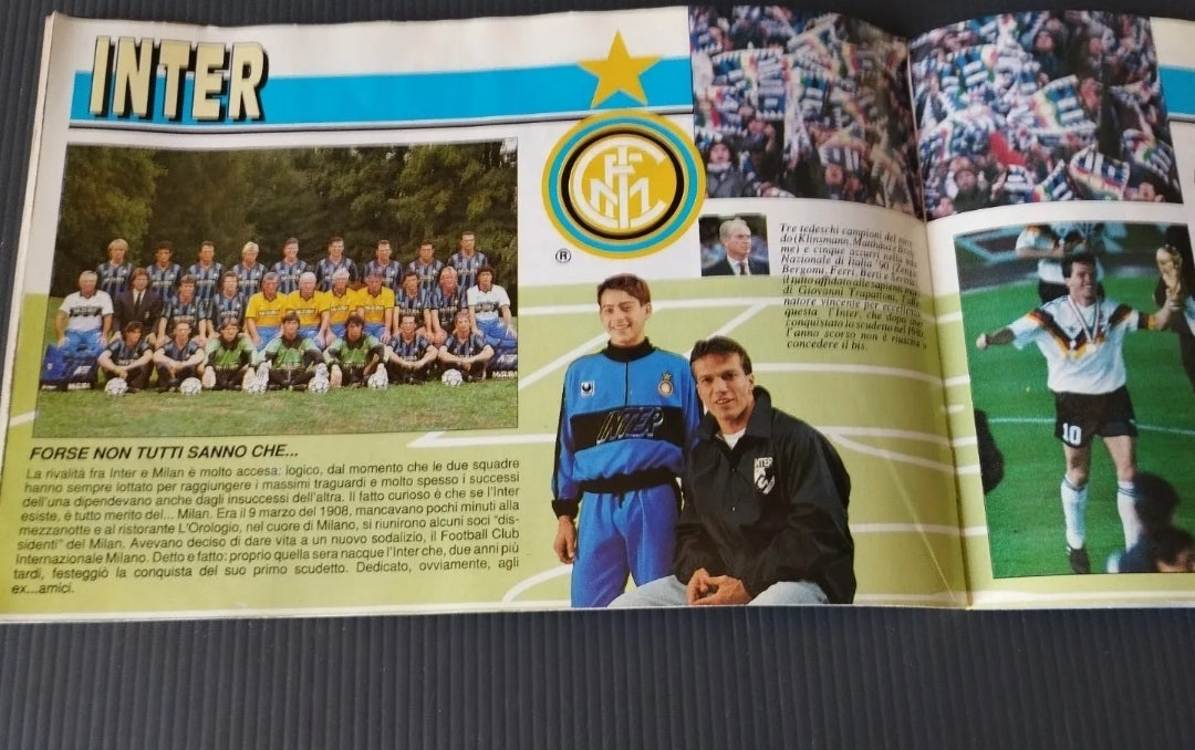 Kinder Ferrero Catalog Vinci Il Grande Calcio 1990 READ DESCRIPTION